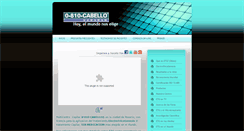 Desktop Screenshot of 0800cabello.com